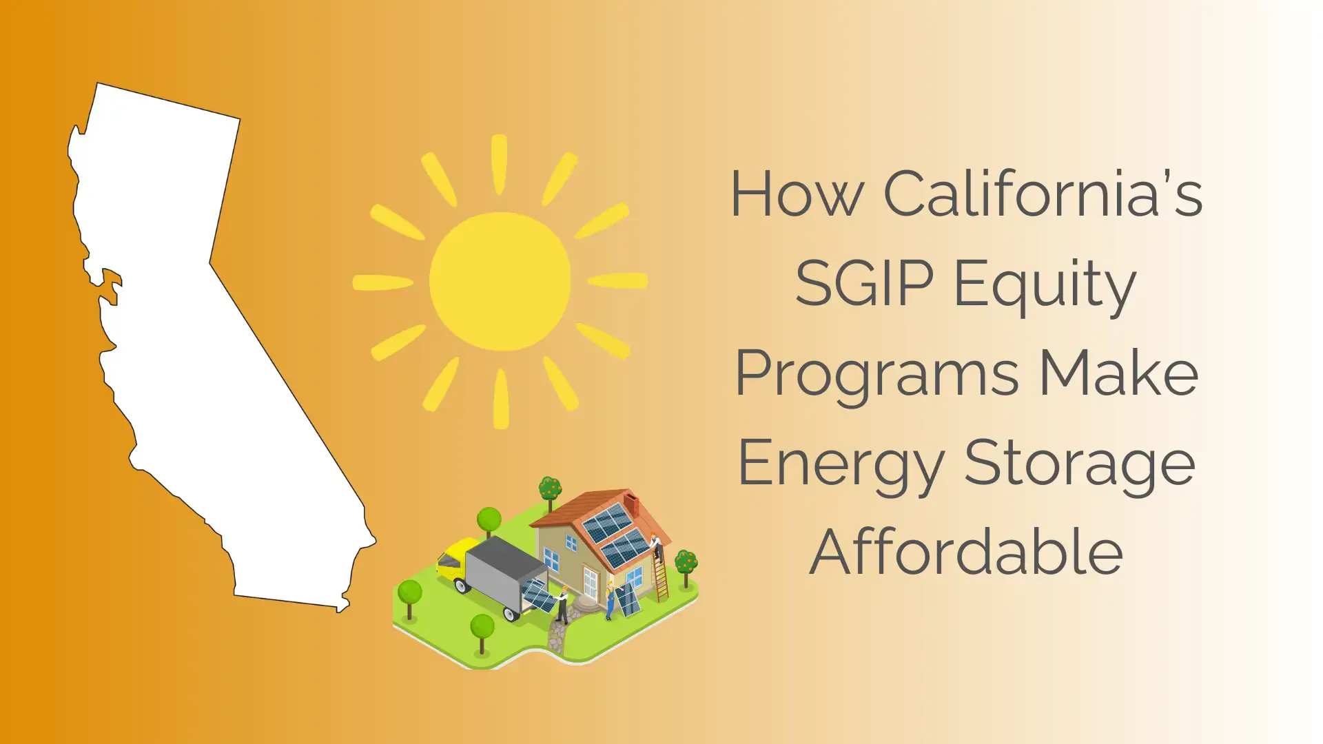 SGIP Battery Incentives and Rebates